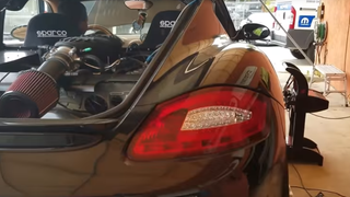Some Maniac Shoved A 5.0-Liter Mustang V8 Into A Porsche Cayman<em></em>